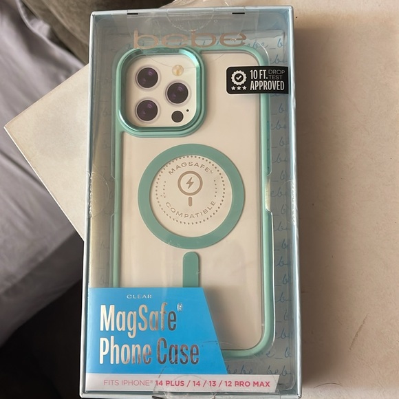 Bebe White and Blue iPhone Case with MagSafe Compatibility - Picture 3 of 3